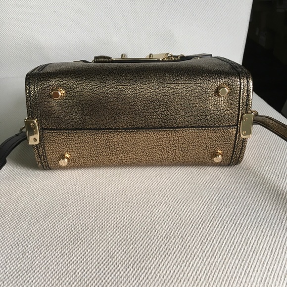 NWT COACH SWAGGER 20 IN METALLIC PEBBLE LEATHER 35990 - Picture 8 of 15